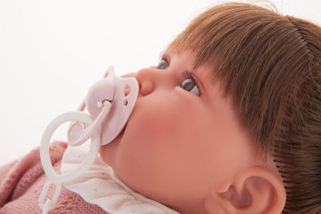 Antonio Juan 33114 PIPA HAIR - realistická panenka miminko s měkkým látkovým tělem - 40 cm