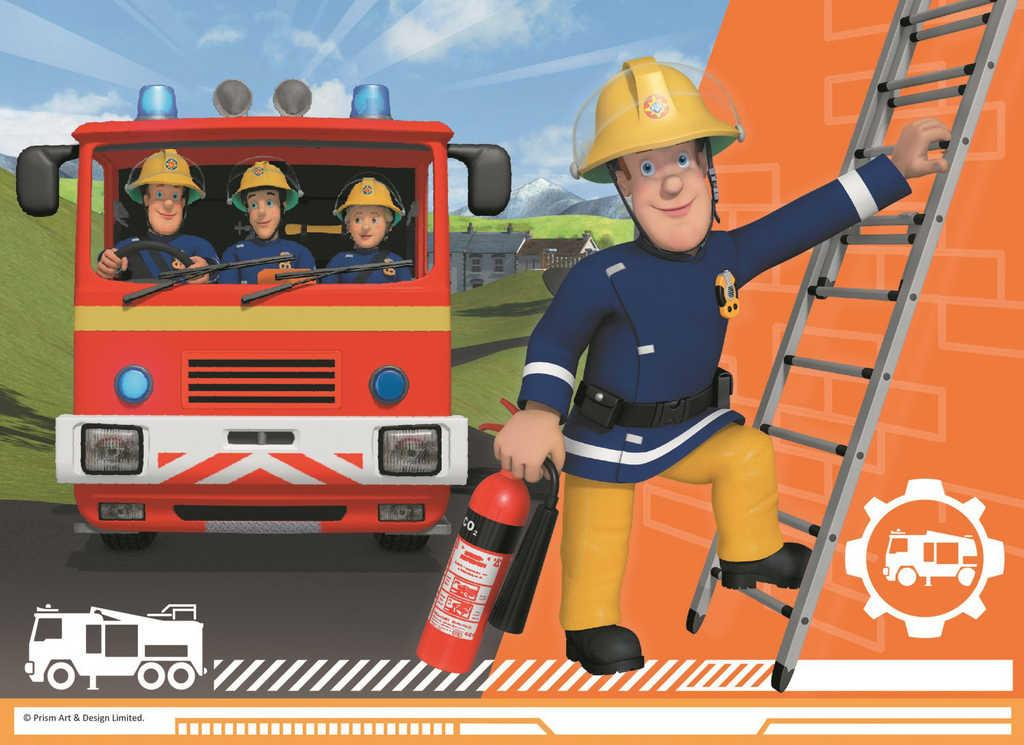 TREFL PUZZLE MiniMaxi Hrdinský Požárník Sam 22x16cm 20 dílků 4 druhy