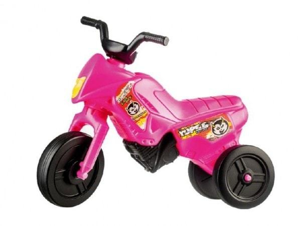 Odrážedlo Enduro Yupee růžové malé plast výška sedadla 26cm nosnost do 25kg od 12 měsíců