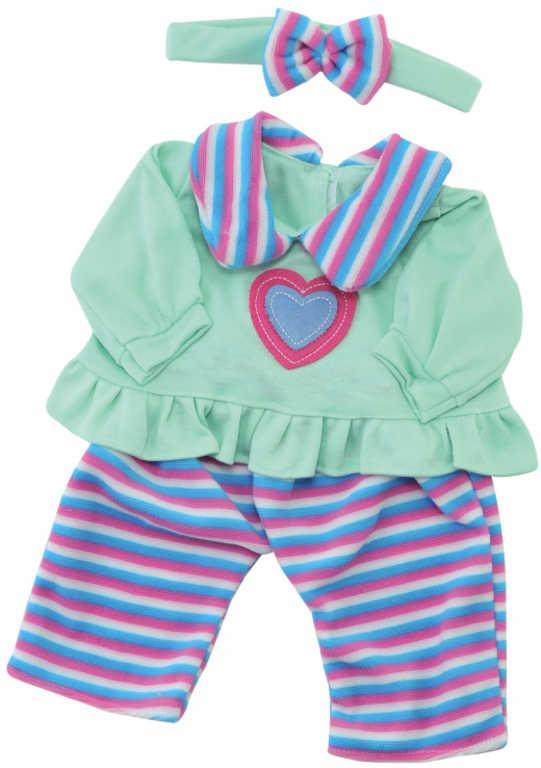 Obleček náhradní pro panenku miminko Bambolina 33-36cm různé druhy v sáčku