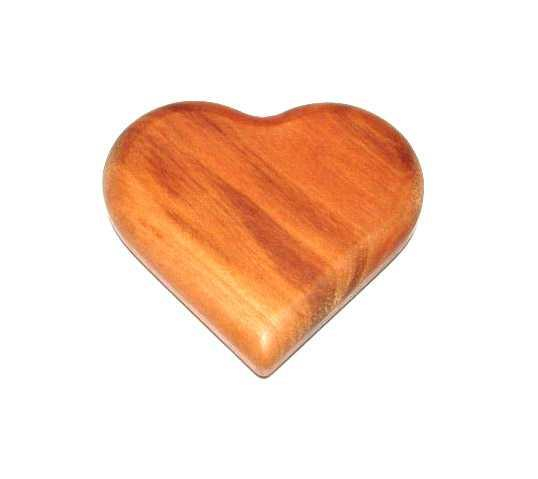 Dřevěná magnetka Srdíčko z lásky