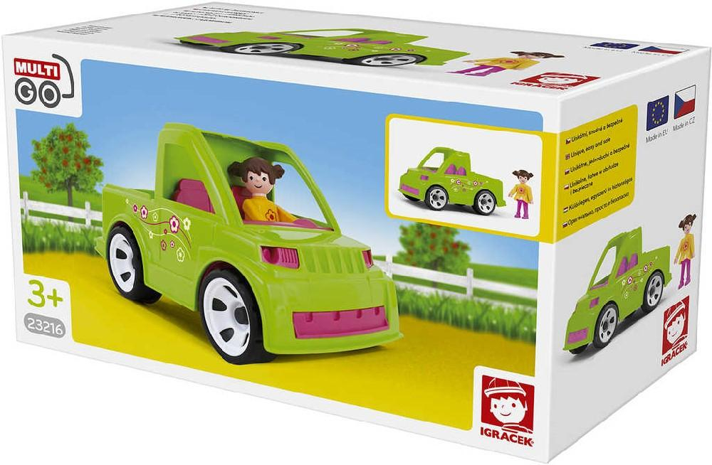 EFKO IGRÁČEK MultiGO Set auto se zahradnicí v krabici STAVEBNICE