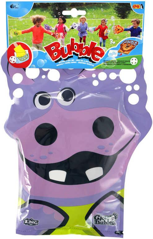 EP line Bubbles zábavné rukavice s bublifukem na tvorbu bublin zvířátko 8 druhů
