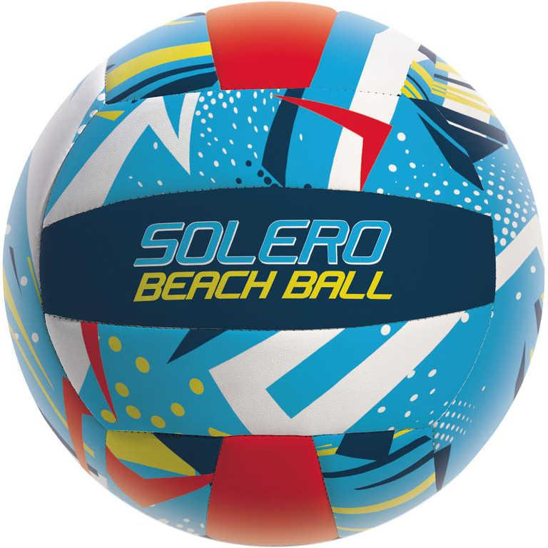 ACRA Míč volejbalový potištěný Solero modrý balon beach volley K6