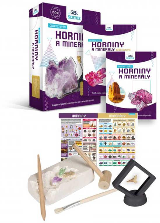 ALBI Science Objevuj svět: Horniny a minerály encyklopedie s aktivitami