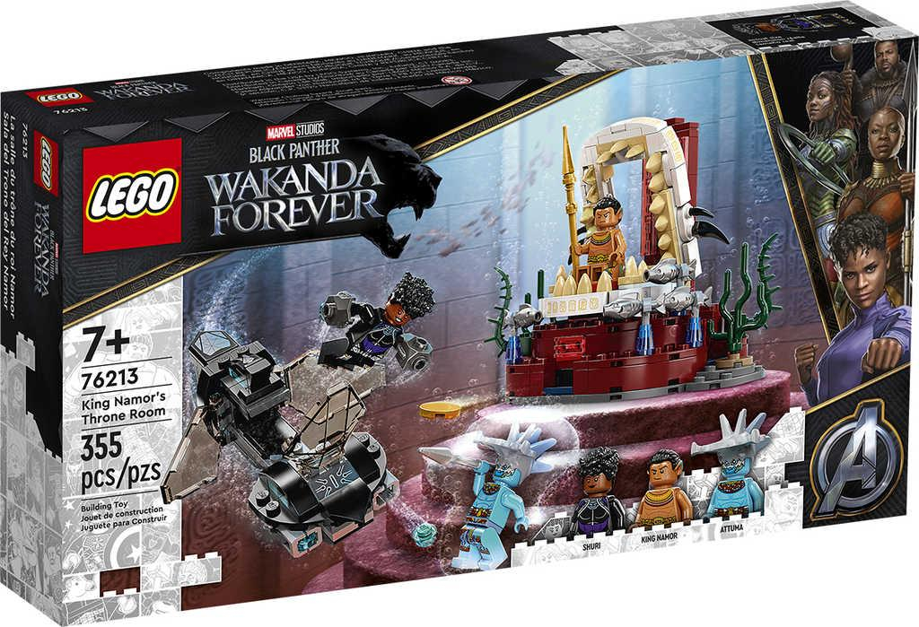 LEGO MARVEL Black Panther: Trůnní sál krále Namora 76213 STAVEBNICE