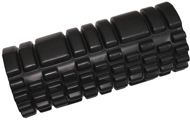 ACRA Válec masážní 33x14cm fitness roller černý plast