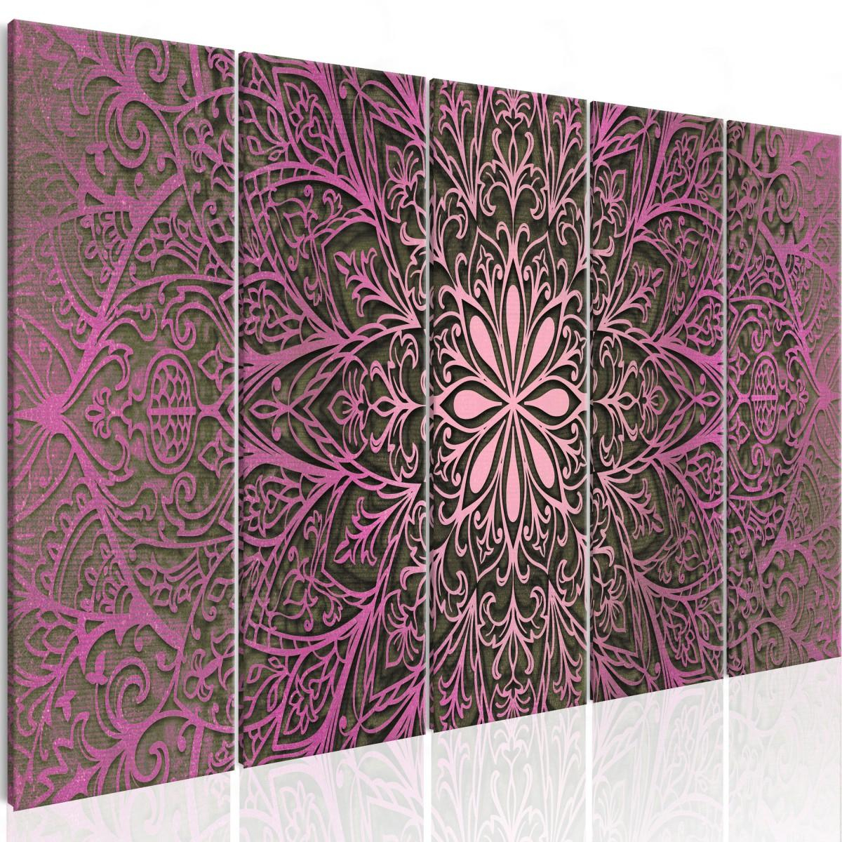 ds27549219_moderni_obrazy_na_zed_ruzova_mandala_150x60_cm_5