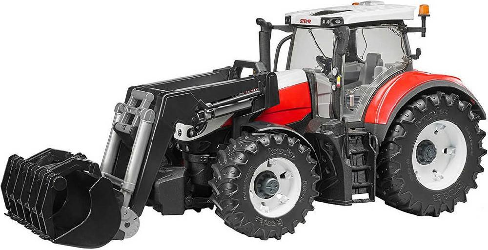 BRUDER 03181 (3181) Traktor STEYR 6300 Terrus čelní nakladač funkční model plast