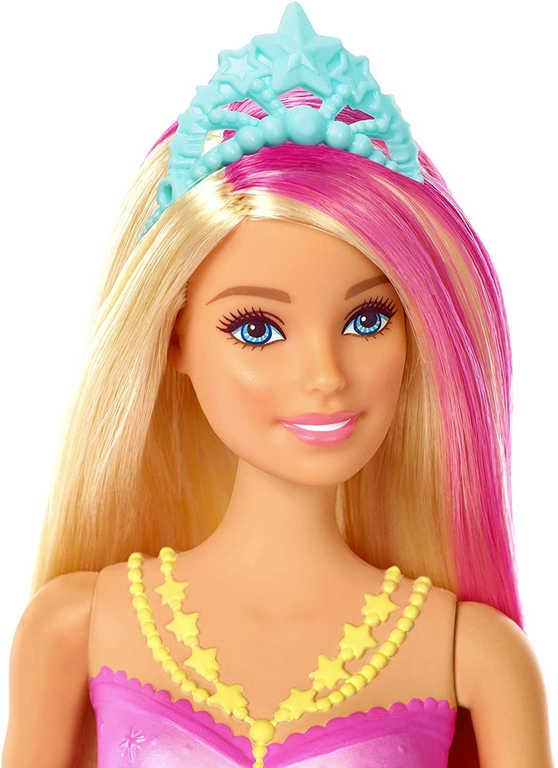 MATTEL BRB Panenka Barbie Dreamtopia mořská panna pohyblivý ocas na baterie Světlo