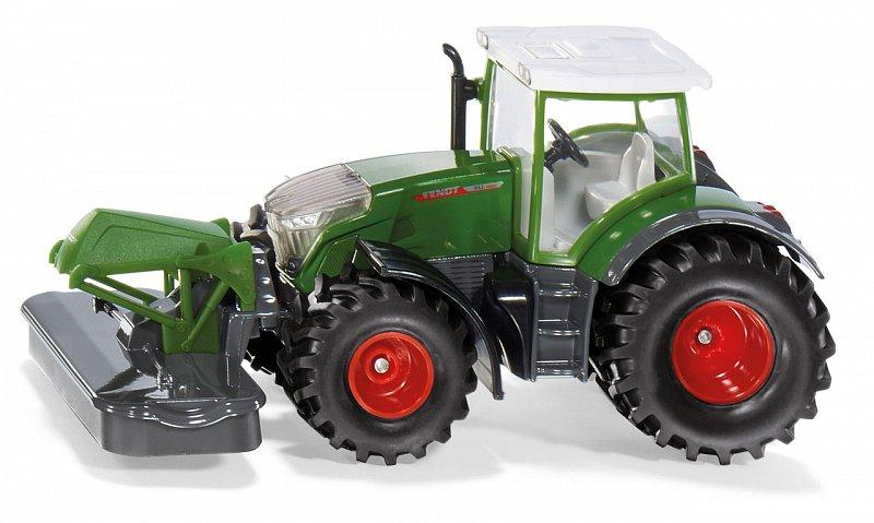 SIKU Farmer - traktor Fendt 942 Vario s předním sekacím nástavcem 1:50