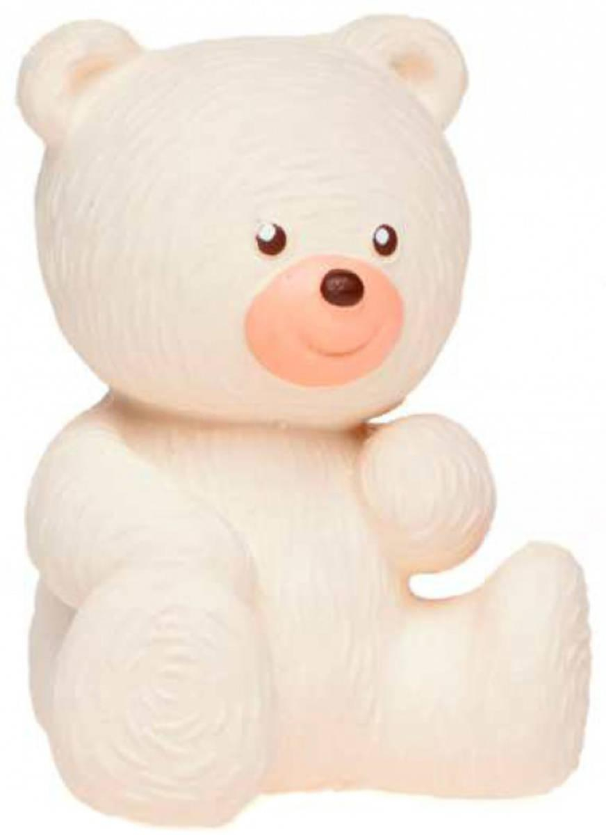 LANCO Medvídek bílý baby kousátko přírodní kaučuk pro miminko