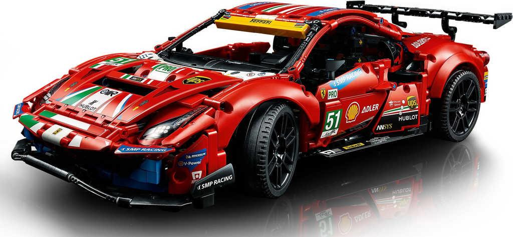 LEGO TECHNIC Auto Ferrari 488 GTE (AF Corse 51) 42125 STAVEBNICE