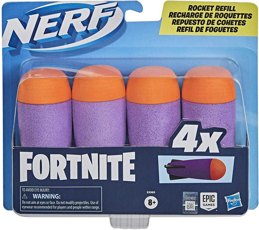 HASBRO NERF Fortnite rakety set 4ks náhradní soft náboje do raketometu