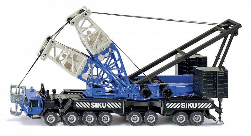 SIKU Super - Těžkotonážní mobilní jeřáb , 1:55, 320x151x166 mm, 1:55