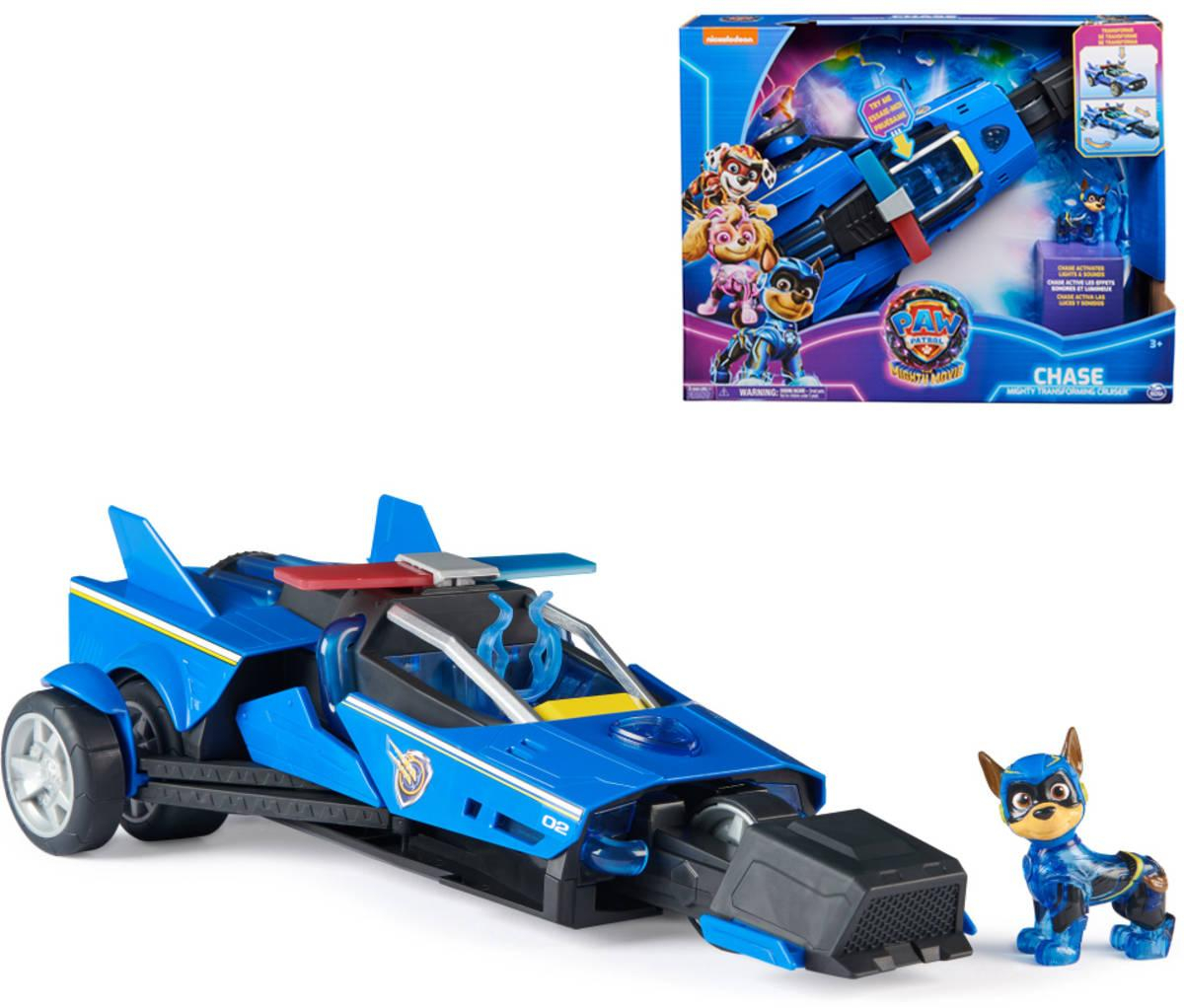SPIN MASTER Interaktivní vozidlo s figurkou Chase (Paw Patrol) na baterie Světlo Zvuk