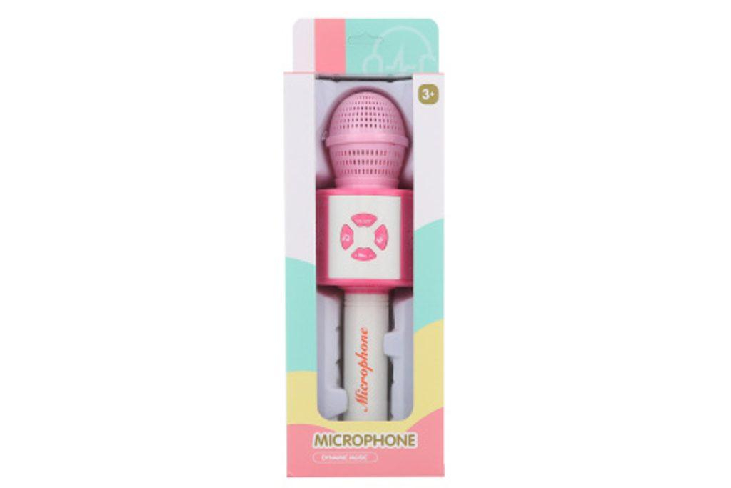 Mikrofon na baterie růžový