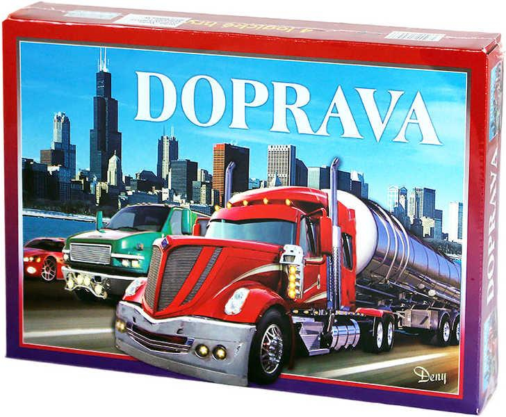 HRA Doprava 4v1 sada 4 logické společenské hry