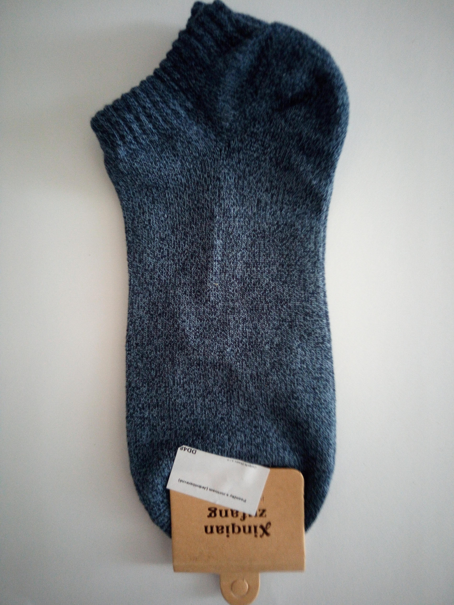 Jednobarevné letní ponožky - Modrá