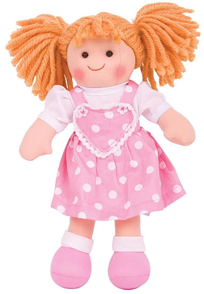 Bigjigs Toys Látková panenka Ruby 28 cm