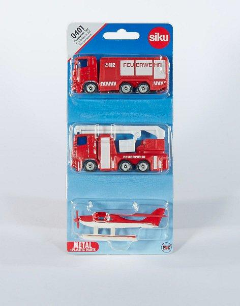 SIKU Blister set - hasičský set, 3 ks