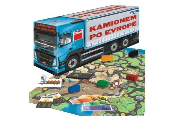 Kamionem po Evropě - společenská hra