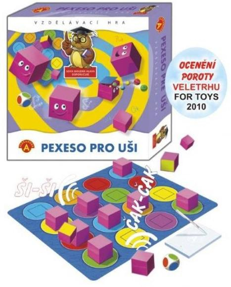 ALEXANDER Hra PEXESO PRO UŠI v krabici 