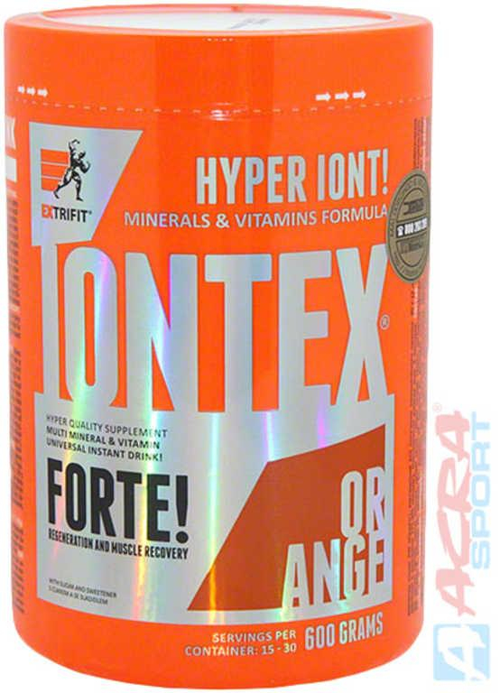 ACRA Extrifit Iontex Forte 600 g orange SV30 výživový doplněk pro sportovce