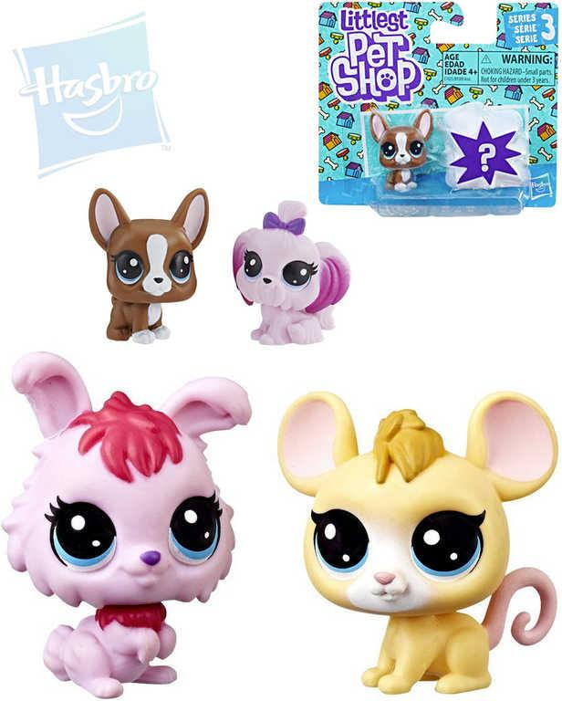 HASBRO LPS Littlest Pet Shop zvířátko set 2ks dekorovací 3.serie různé druhy