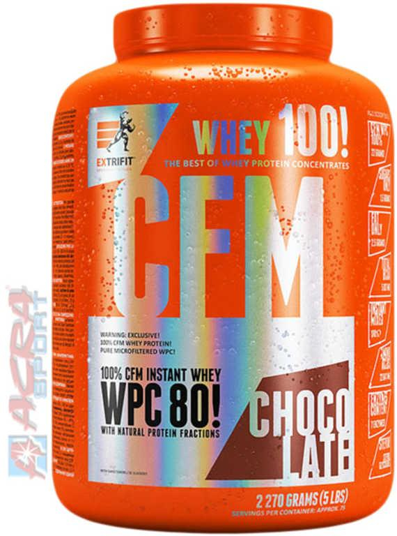 ACRA Extrifit CFM Instant Whey 80 čokoláda 2270g výživový doplněk pro sportovce