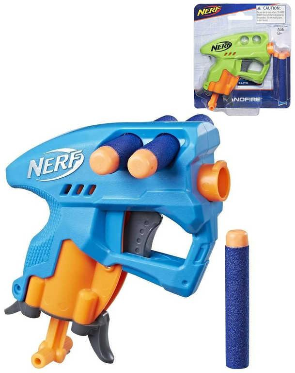 HASBRO NERF Elite Nanofire set blaster + 3 šipky 2 barvy plast