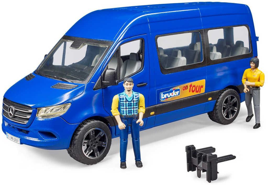BRUDER 02670 Auto Mercedes-Benz Sprinter set mikrobus se 2 figurkami
