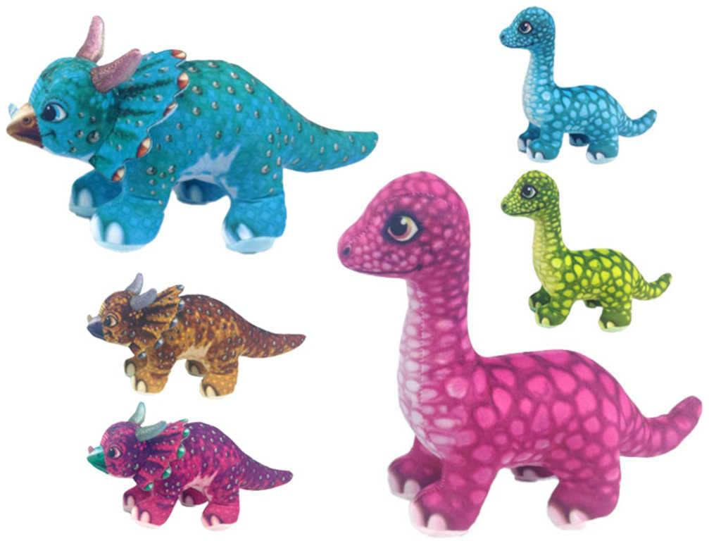 PLYŠ Dinosaurus baby 14-23cm 2 druhy 3 barvy *PLYŠOVÉ HRAČKY*