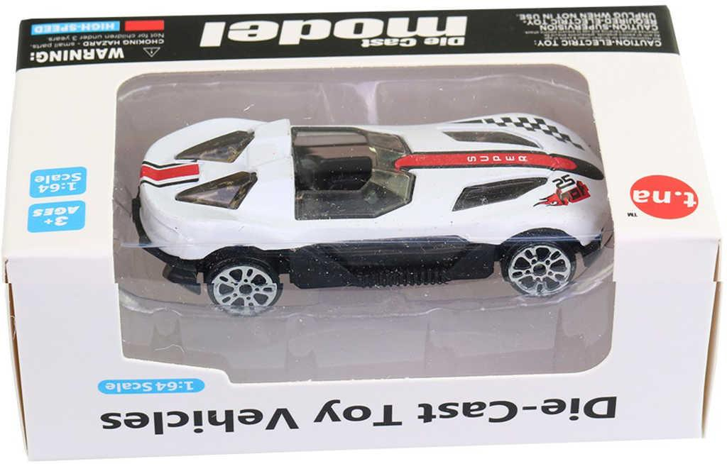 Auto závodní kovové 1:64 různé druhy formule 6cm v krabici