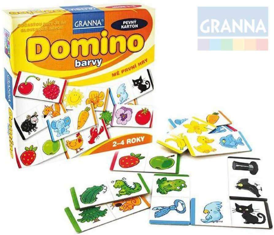 GRANNA Hra Mé první hry - Domino barvy 