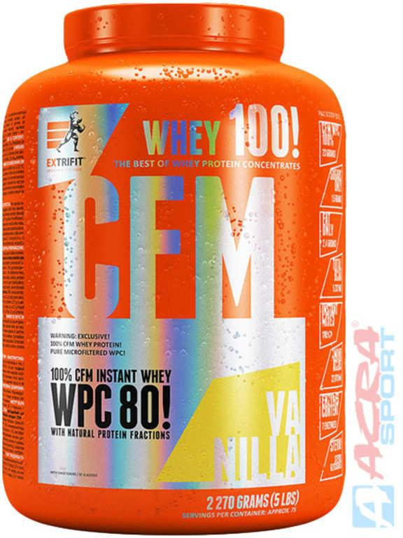 ACRA Extrifit CFM Instant Whey 80 vanilka výživový doplněk pro sportovce