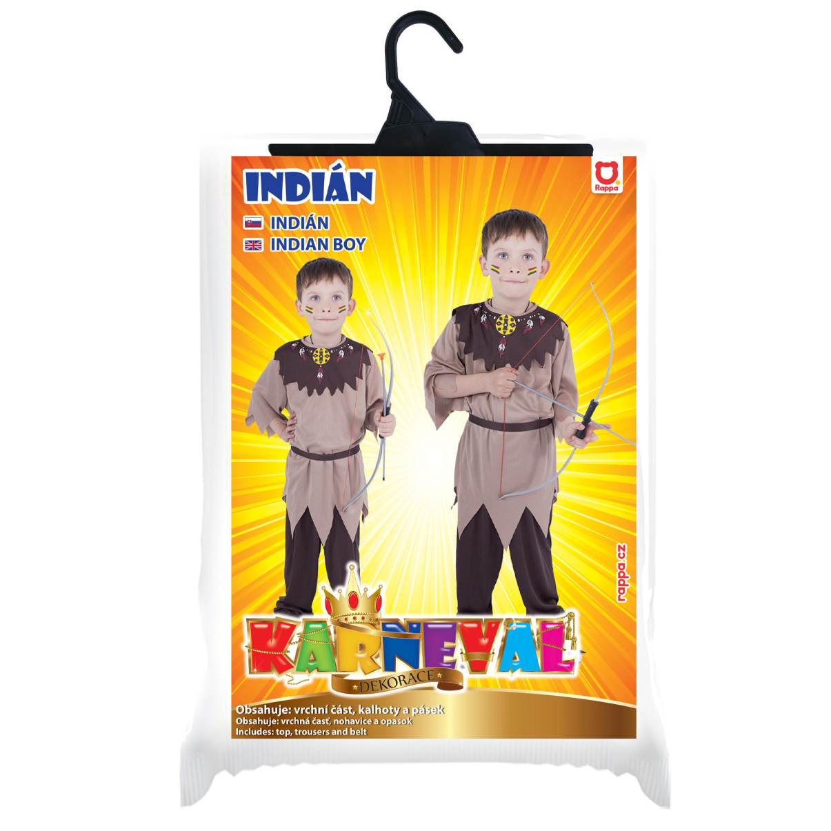 Dětský kostým Indián s páskem (S)