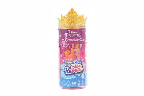 Disney Princess Color reveal Královská malá panenka HMB69