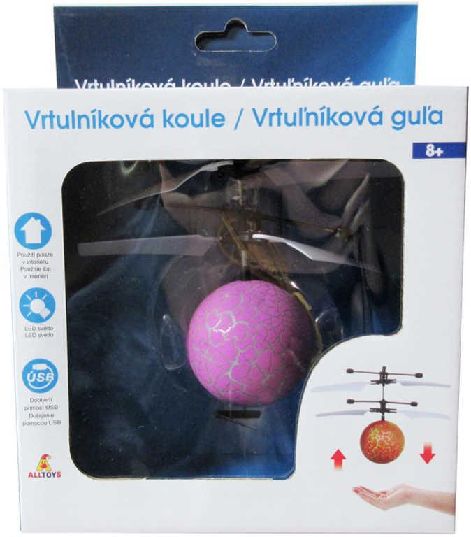 Koule vrtulníková ovládání pohybem ruky na baterie USB LED Světlo 3 barvy