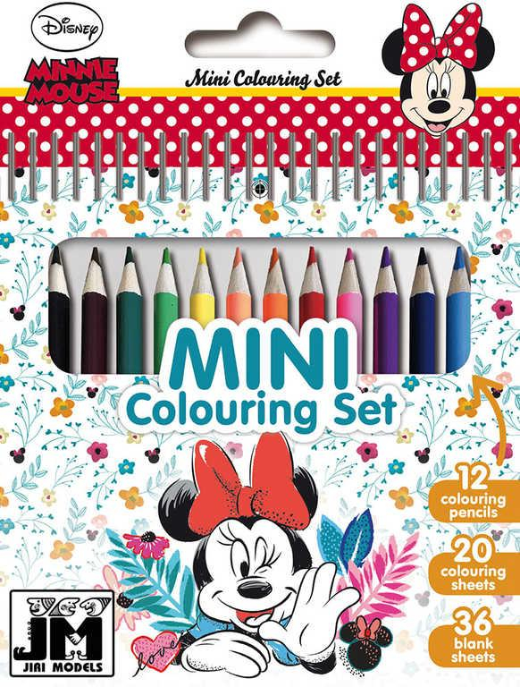 JIRI MODELS Set mini blok + pastelky Disney Minnie Mouse