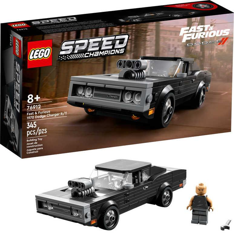 LEGO SPEED CHAMPIONS Fast & Furious 1970 Dodge Charger R/T 76912 STAVEBNICE