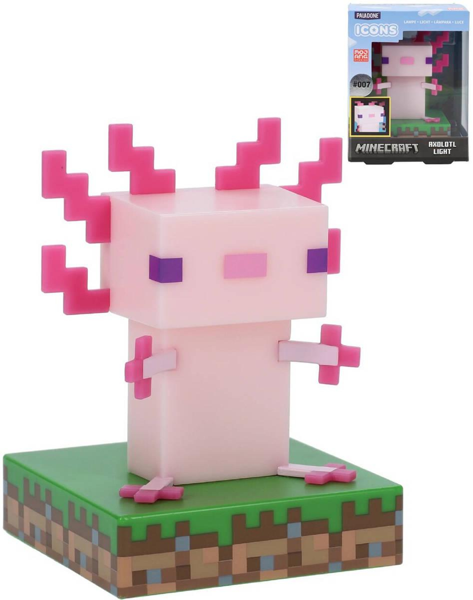 Minecraft Axelot dětská dekorativní LED lampa na baterie Světlo