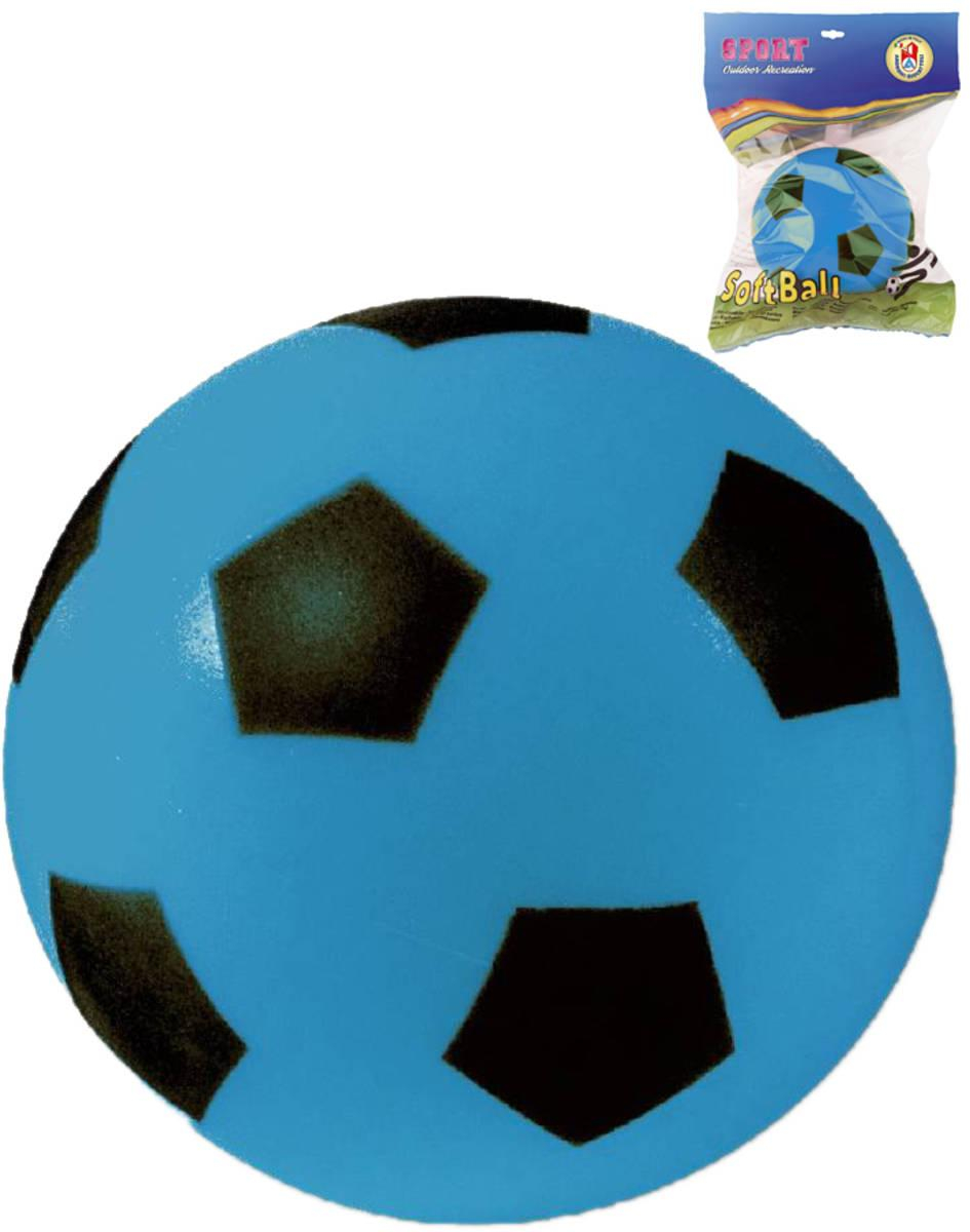 ANDRONI Míč soft pěnový modrý 12cm balon s potiskem kopačák