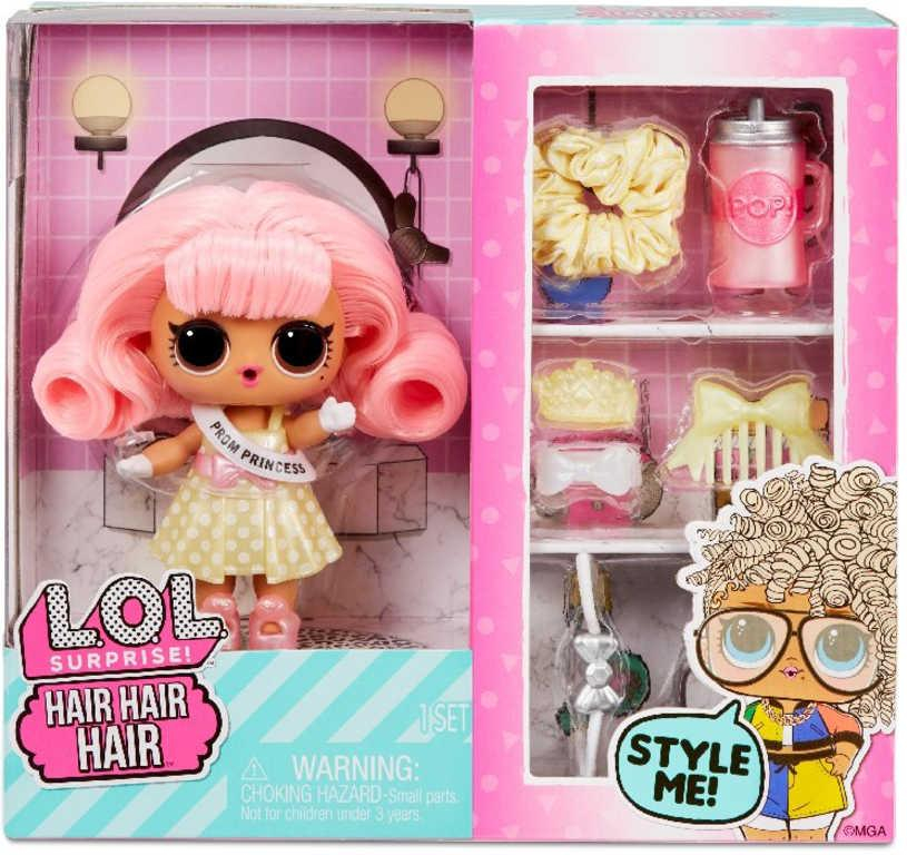L.O.L. Surprise! Hair Hair Hair Panenka vlasatice set s doplňky 5 druhů