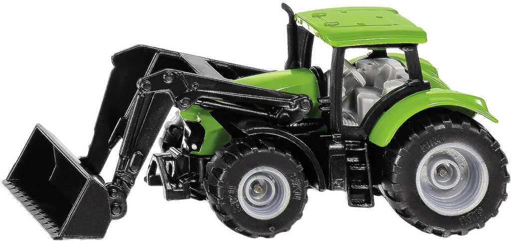 SIKU Traktor Deutz-Fahr s předním nakladačem model kov 1394