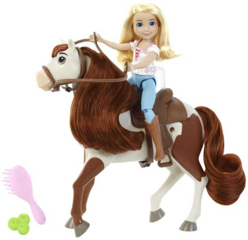 MATTEL Divoký Spirit set panenka s česacím koněm a doplňky 3 druhy