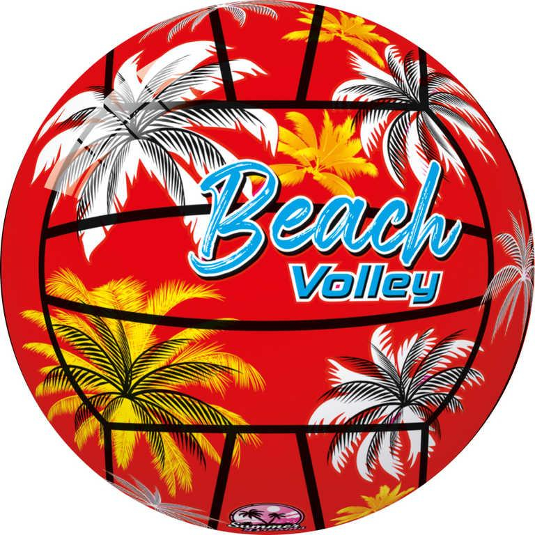 Míč Volejbalový potištěný palmy 21cm Beach Volley 3 barvy