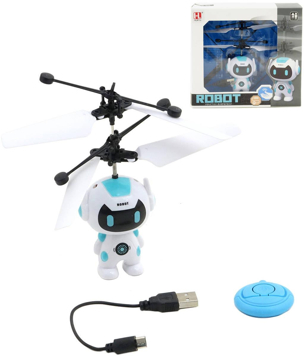 RC Robot létající ovládání pohybem ruky vznášedlo na baterie LED USB Světlo