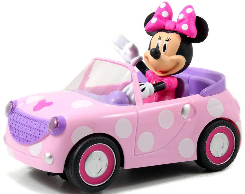 JADA RC Auto Roadster s myškou Minnie Mouse na vysílačku 2,4GHz na baterie