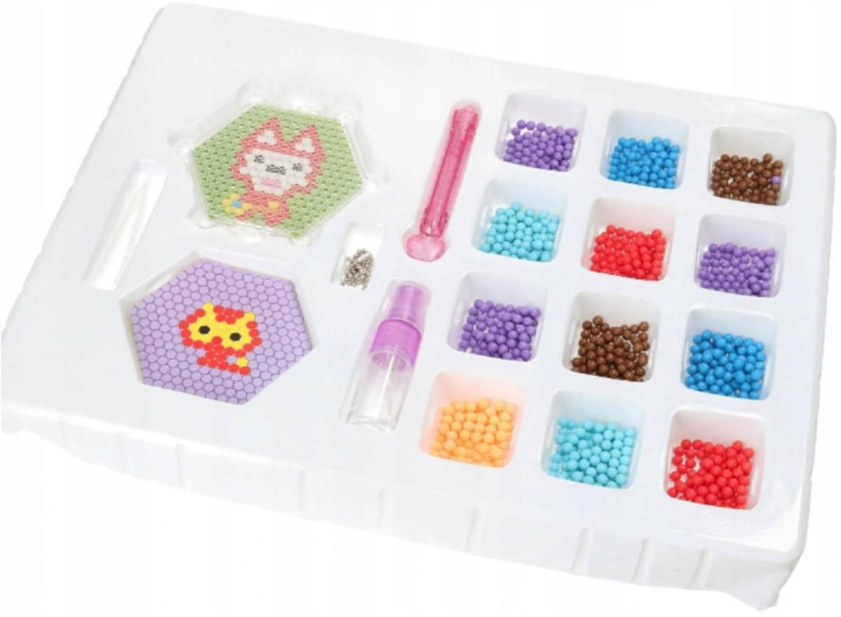 Korálky spojování vodou kreativní set výroba přívěsků s nástroji v krabici
